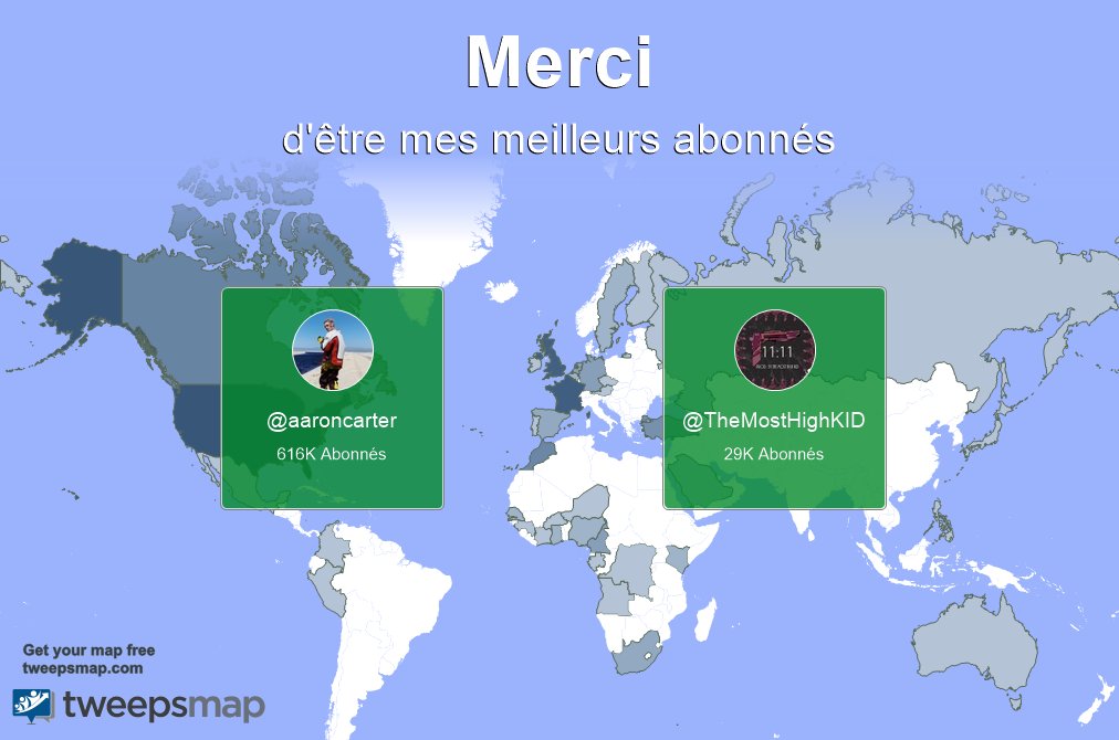 Un merci spécial à mes meilleurs nouveaux abonnés cette semaine <a href="/aaroncarter/">AARON CARTER</a>, <a href="/TheMostHighKID/">.</a>