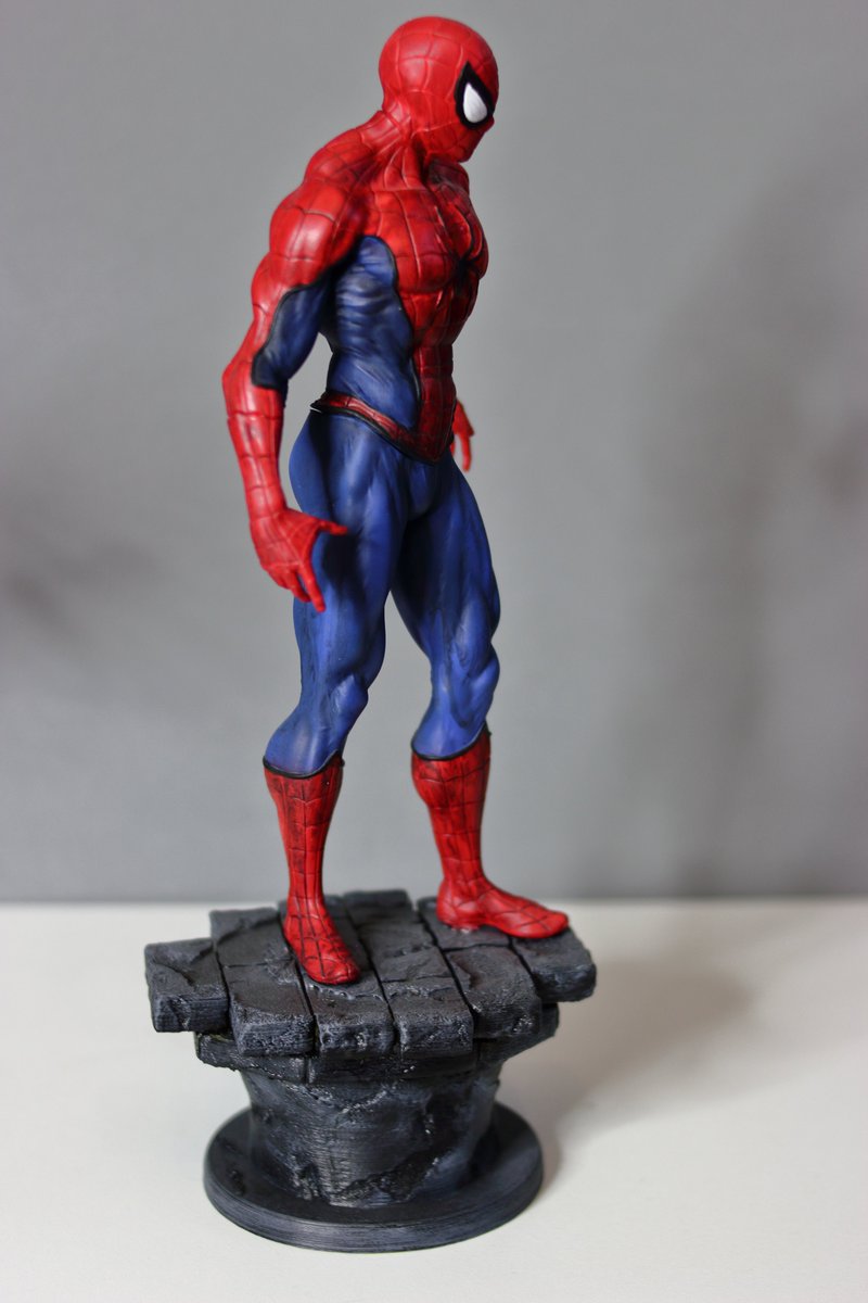 NGTrastear's tweet photo. What do you think about this #spiderman? #elegoomarspro  #anycubicphoton #3dprinted #nosgustatrastear #marvel thanks to @Sanix_1 #sanix3d https://t.co/up4lc5chCW