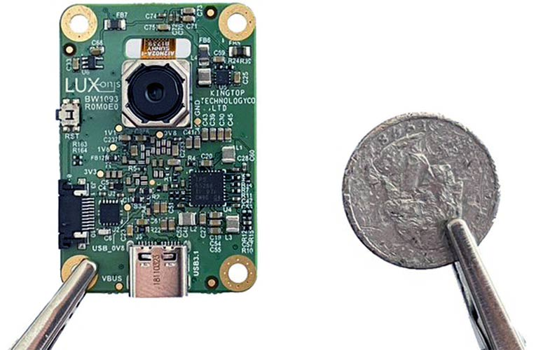 CircuitDigest's tweet photo. MegaAI is an ultra-compact, low power computer vision module that supports 4k30 encode and 4k60 streaming from an on-board camera module. Know more: https://t.co/KB5tlJeQCy #computervision #AI https://t.co/n9ijw0jced
