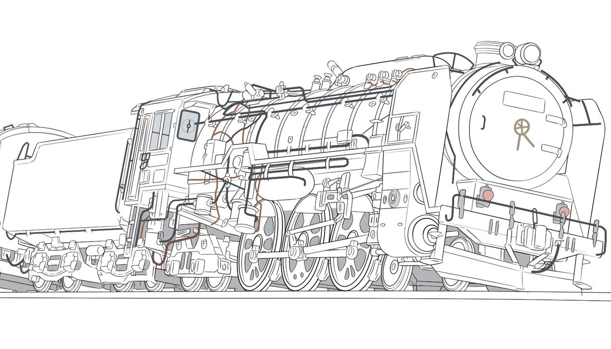 次の鉄道イラストは一度は描いてみたかったこのslで だいぶ大変だと思うけど頑張っ みけらんの漫画 次の鉄道イラストは一度は描いてみたかったこのslで だいぶ大変だと思うけど頑張っ みけらんの漫画
