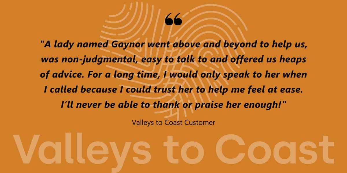 ValleysToCoast's tweet photo. We would love to share with you some wonderful feedback we have received from our customers about our Customer Account Team.

Well done, Gaynor! 👏

#WorkingTogether
#CustomerAccounts https://t.co/2ND2xlFBWn