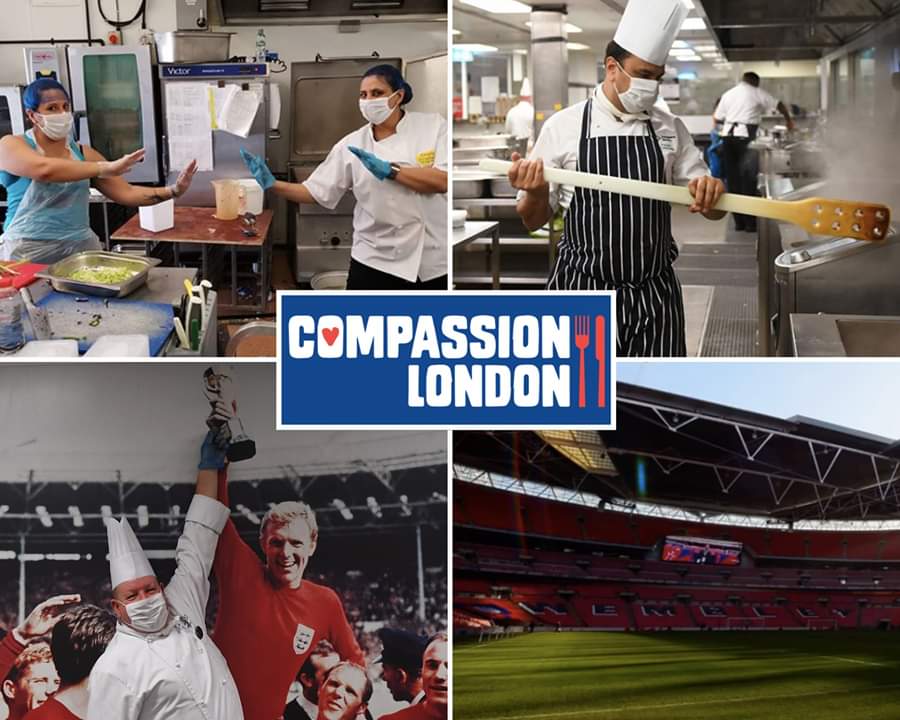 AnasMujadiddi's tweet photo. It was an absolute pleasure meeting my friends @CompassionLDN #compassionlondon is growing Great to see thousands of meals going out @wembleystadium for our frontline Heroes &amp; All those in need across #london Thank You #Wembley https://t.co/SwghEzKFBZ