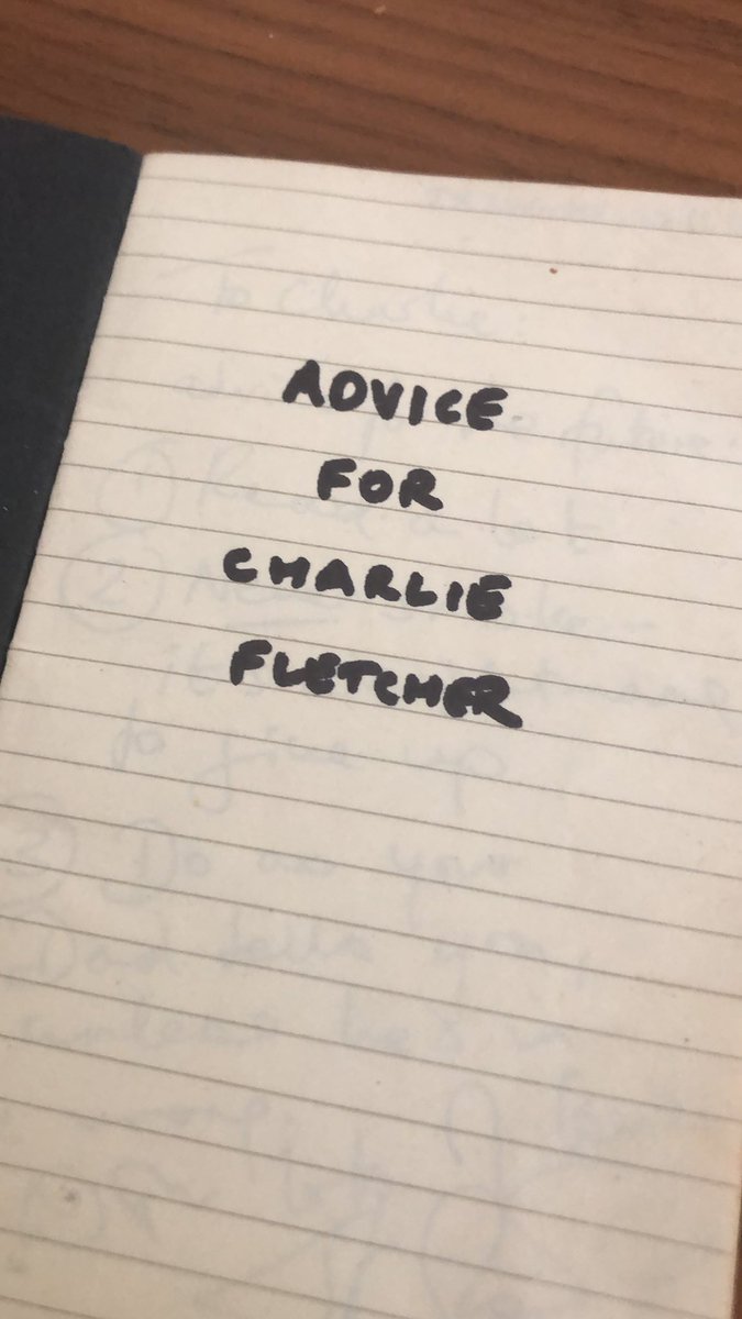 But I’m terrified of losing it again. So with my son’s permission, here are some of the best pieces of advice. I think they are even more useful than I’d realised for the 2020 in which we ended up.