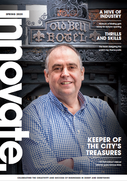 MarketingDerby's tweet photo. Features in the inaugural issue of #InnovateMagazine include a range of #Bondholders - such as the transformation at @DerbyshireCCC, the impact of @_Katapult on themed attractions across the globe, and an insight into drinks company @highfielddrinks 👉 https://t.co/Ynul5wILs3 https://t.co/BCDTWHflMe