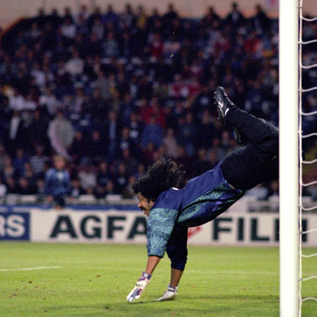 He is one of the highest goalscoring keepers, with 41 goals to his name. He is the inventor of the Famous Scorpion kick, he performed it while clearing a cross from Jamie Redknapp during a friendly against England at Wembley Stadium on 6 September 1995.