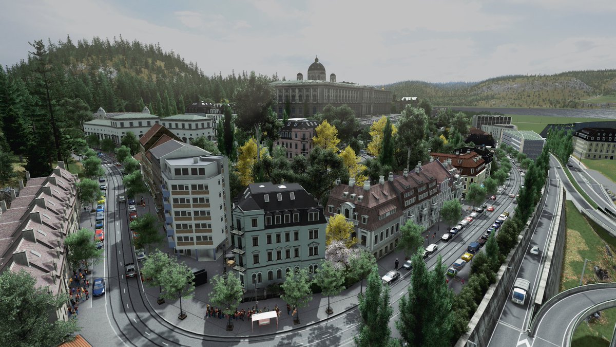 CityScapes_yt's tweet photo. Soem more impressions of my latest build in Verville: European University Campus! Check it out: https://t.co/Q74iuECpQZ #gaming
#collosalorder
#paradoxinteractive
#citiesskylines
#cityplanning
#cityscapes
#Switzerland
#zurich
#videogames
#paradoxinteractiv https://t.co/R98sqU0tEM