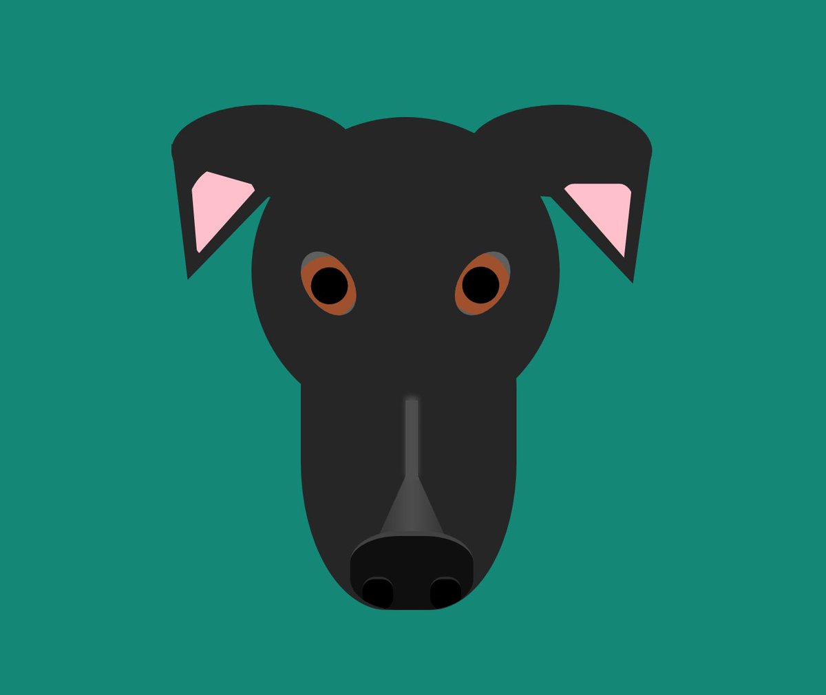 Day 10 is Lyra! I've been 'borrowing' this pup a few times a week for years now, and I'm missing her a lot during lockdown. I hope she approves of her CSS-ified portrait.  @CodePen is at  https://codepen.io/aitchiss/pen/rNOKPLG  #100daysProjectScotland  #100daysProjectScotland2020
