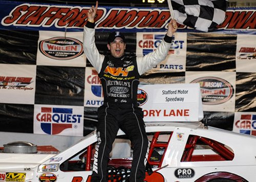 HoursofRacing's tweet photo. On this day in 2012, @doug_coby scored his 4th career NASCAR Whelen Modified Tour win at @StaffordSpeedwy #NASCAR #NWMT https://t.co/oghQeB7ZqZ