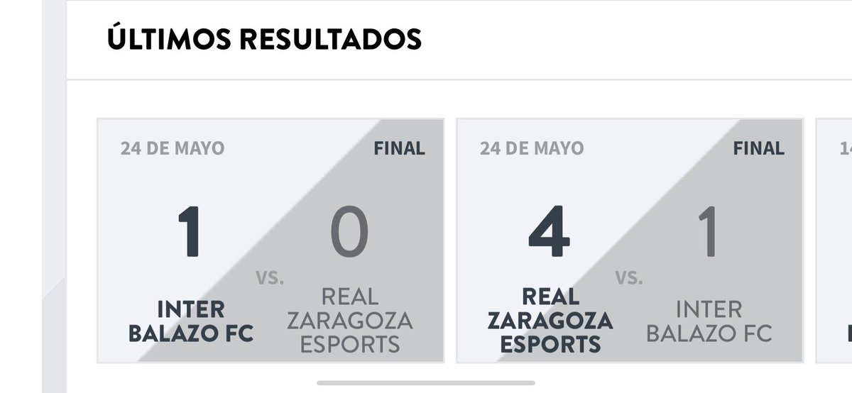 InterBalazoFC's tweet image. Caímos de la copa vfo ante un gran rival como lo es @RZ_eSports , aunque se lo pusimos complicado. Suerte para el resto del torneo 💪🏻
Partido de ida: 1-0 ✅
Partido de vuelta: 4-1 ❌
Goles: @alvaritolopez__ @DavidGNBlz 
#Varesilongshot