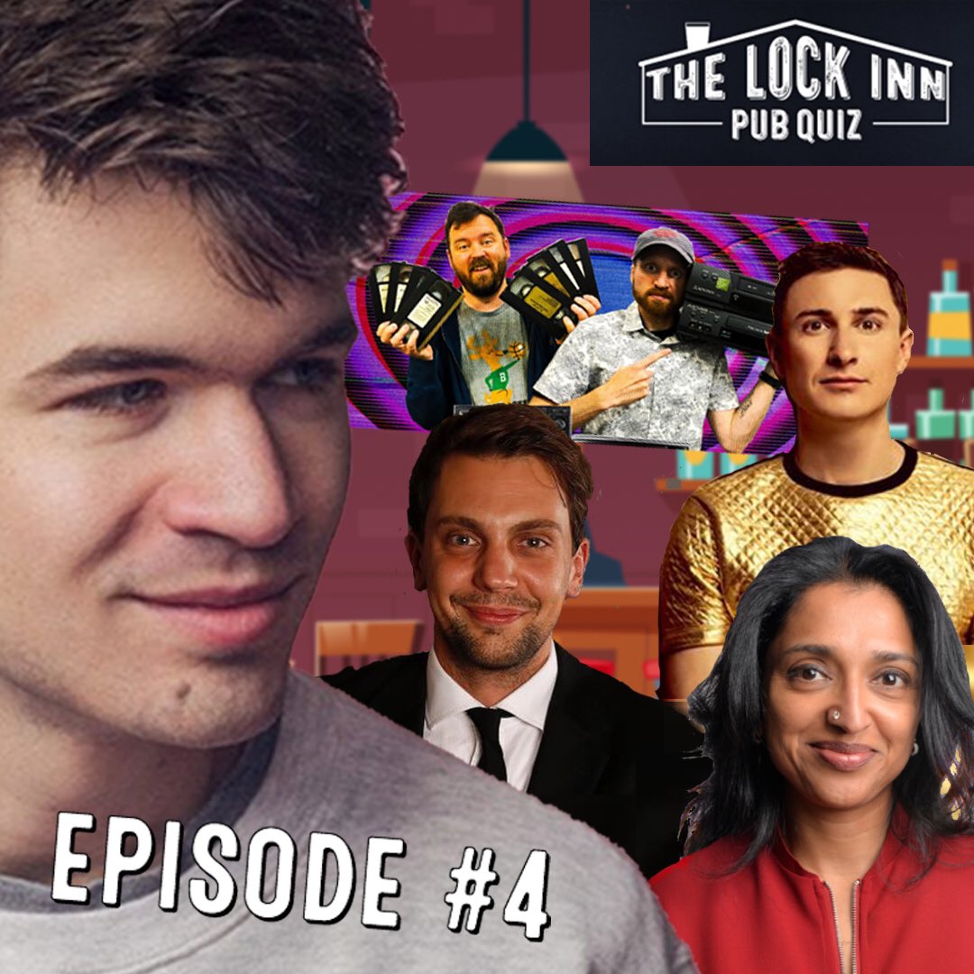 LockInnPubQuiz's tweet image. Tonight at 8.30pm, @RorySmith, @rosentweets and @sindhuvfunny join @IvoGraham and guest quizmasters @foundfootage for The Lock Inn Pub Quiz. Subscribe here: youtube.com/channel/UCVlOy…