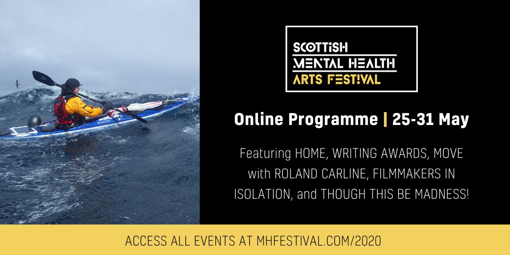 Week 4 of SMHAF online features a screening of <a href="/LightShedJen/">Jen Randall</a>'s HOME, our WRITING AWARDS, MOVE with Roland Carline, THOUGH THIS BE MADNESS, a digital work-in-progress,  &amp; FILMMAKERS IN ISOLATION! Read about the programme here: mhfestival.com/news/619-smhaf…