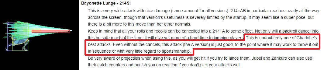 D3Vlicious's tweet photo. During out #SamSho5SP Steam tournament last week, I got called a spammer for repeatedly throwing out this attack. I'm like, bruh, even the wiki says I should be doing it. https://t.co/7vsYRJ2E1o