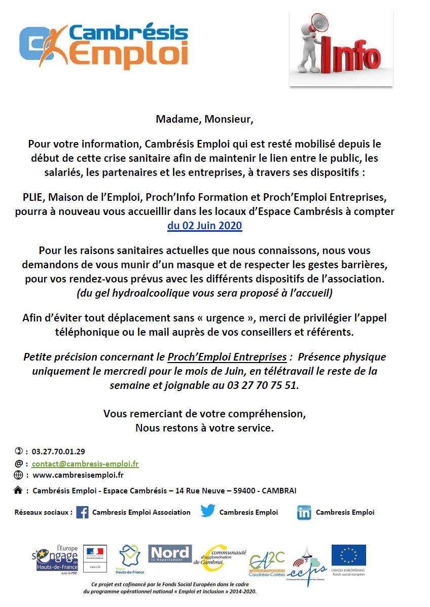 🚨🚨 POUR VOTRE INFORMATION 🚨🚨