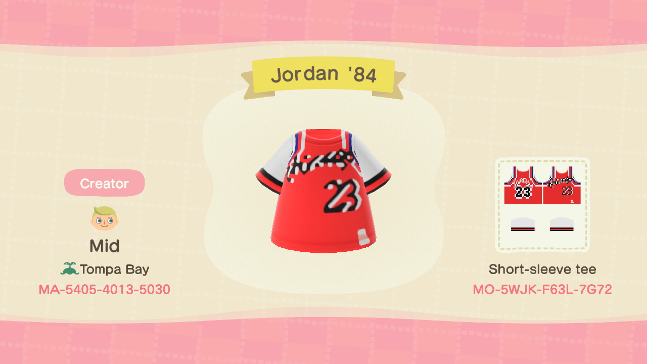 Tom Middler on X: New custom jersey requests! #ACNHDesigns #AnimalCrossing  #ACNH #NintendoSwitch  / X