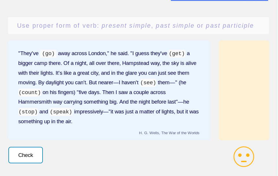 Learnweek's tweet photo. Do you want to try yourself? #grammar #learnenglish To solve the exercise below, click here https://t.co/wunUwVvGDF https://t.co/bwdXO29aHQ
