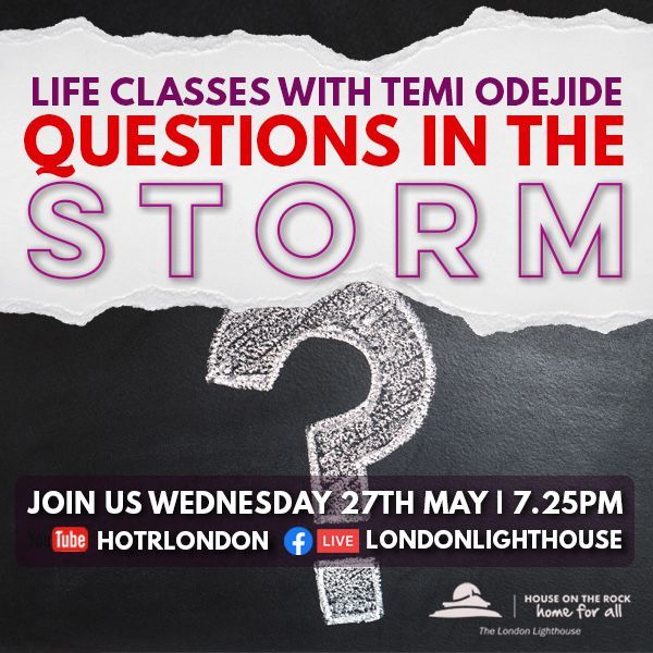 hotrlondon's tweet image. As we conclude this months teaching, on how to weather the storms of life, Pastor/Teacher @temiodejide. This is your opportunity to come and ask real questions with areas of struggle or maybe something your not clear about!
#LifeClasses 
#WeatheringStorms