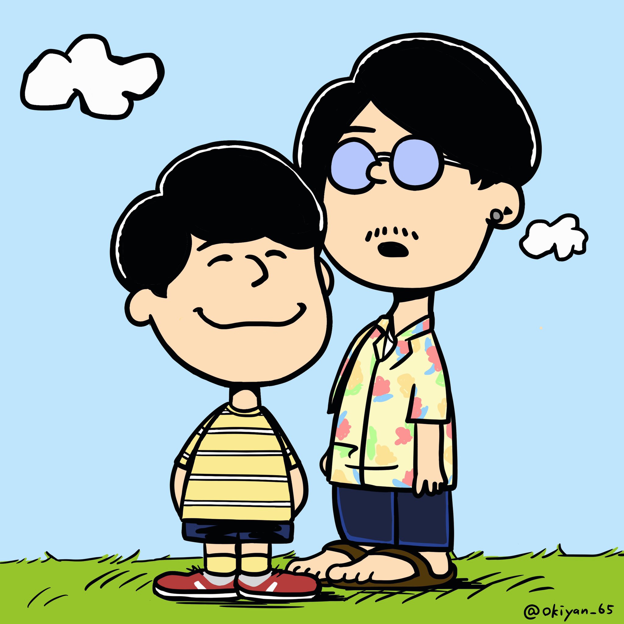 Twitter 上的 じゅさん 江口拓也 さん 西山宏太朗 さんを ピーナッツ風に描きました イラスト 声優 Snoopy Peanuts T Co Wg8rsz5lh7 Twitter