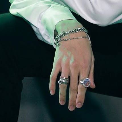 His hands