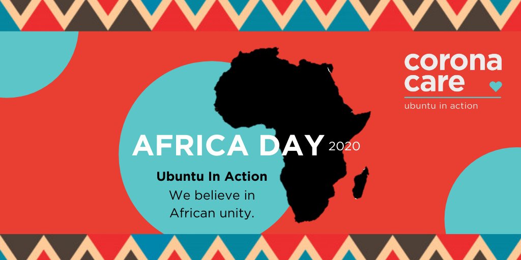 #AfricaDay2020 #UbuntuInAction #CoronaCareSA