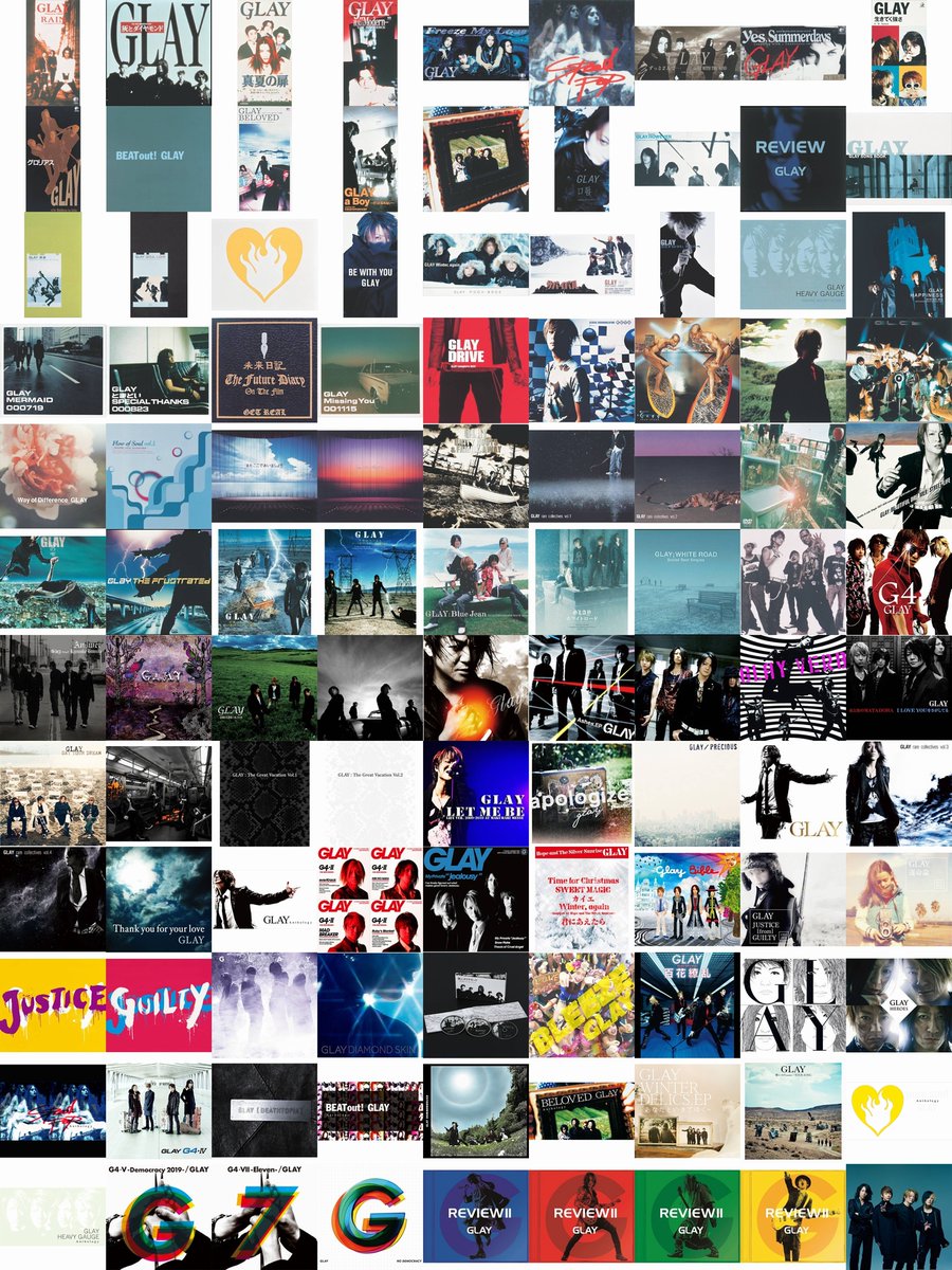 ㊗️GLAYメジャーデビュー26周年 毎年リリースを続けているGLAY。 この