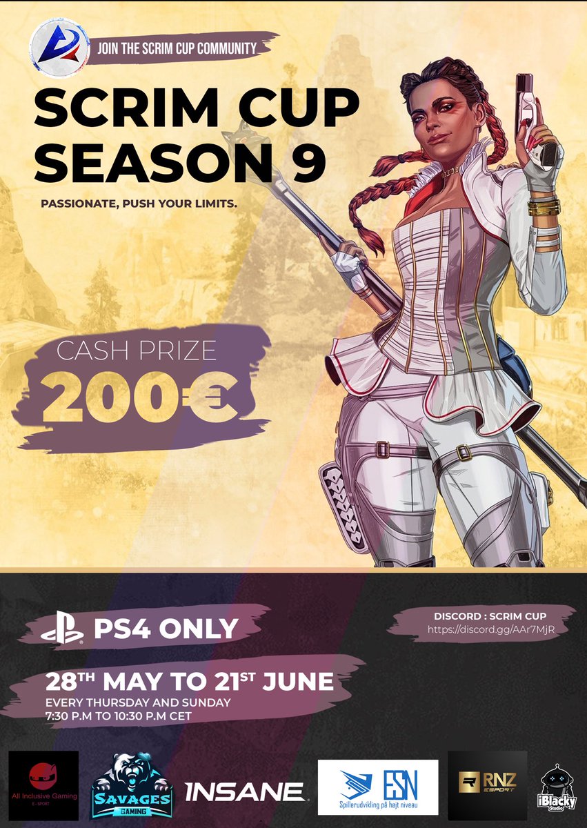 FuraoPlays's tweet photo. E Começa esta semana! A nossa aventura na @ScrimCup ! A representar Portugal e os @oroesports na maior competição Europeia de Apex Legends na PS4! Esperamos pelo vosso apoio como sempre! #GOORO #OROfam #Scrimcup #Apexlegends #playstationportugal
https://t.co/0pR0ayn5t8 https://t.co/8sssDNmUP6