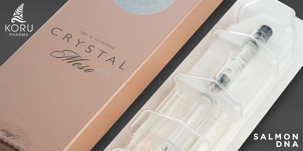 KoruPharma's tweet photo. #CrystalMesoPN from #KoruPharma contains #salmon #DNA extract (#PDRN) and has a powerful #antiaging effect, causing #regeneration in the #skincell renewal process, strengthening their protective barrier, and keeping #skin #healthy and supple. 
To learn more send us a DM👈 https://t.co/YGJXT4Jqvx