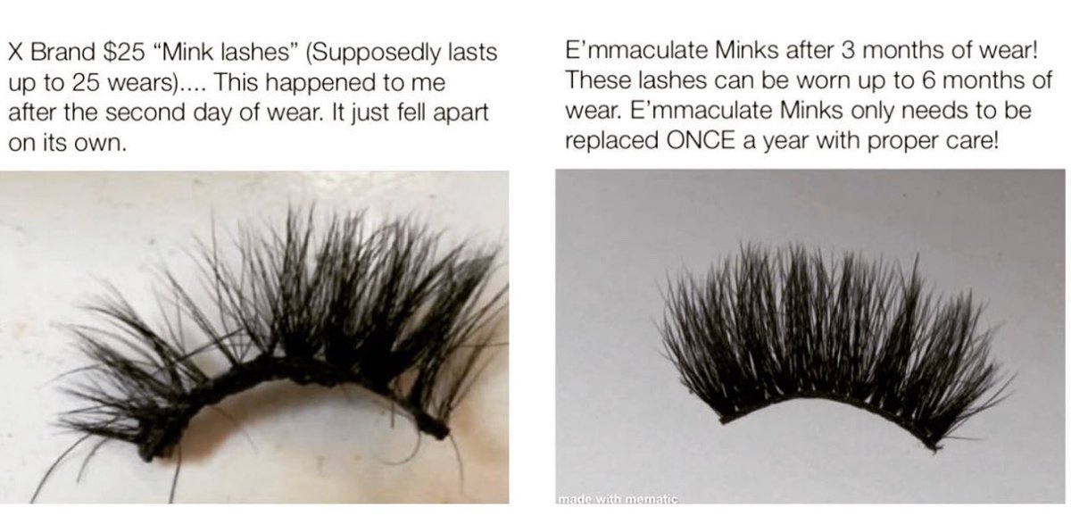 The average woman spends $1,200 on strip lashes yearly. How did I get this number? 1 pair of lashes goes for about $25-30. On average that lash can only be used 1 to 7 times. If you’re opening a new pack of lashes once a week for a month that’s $100. $100 a month x 12 is $1,200.