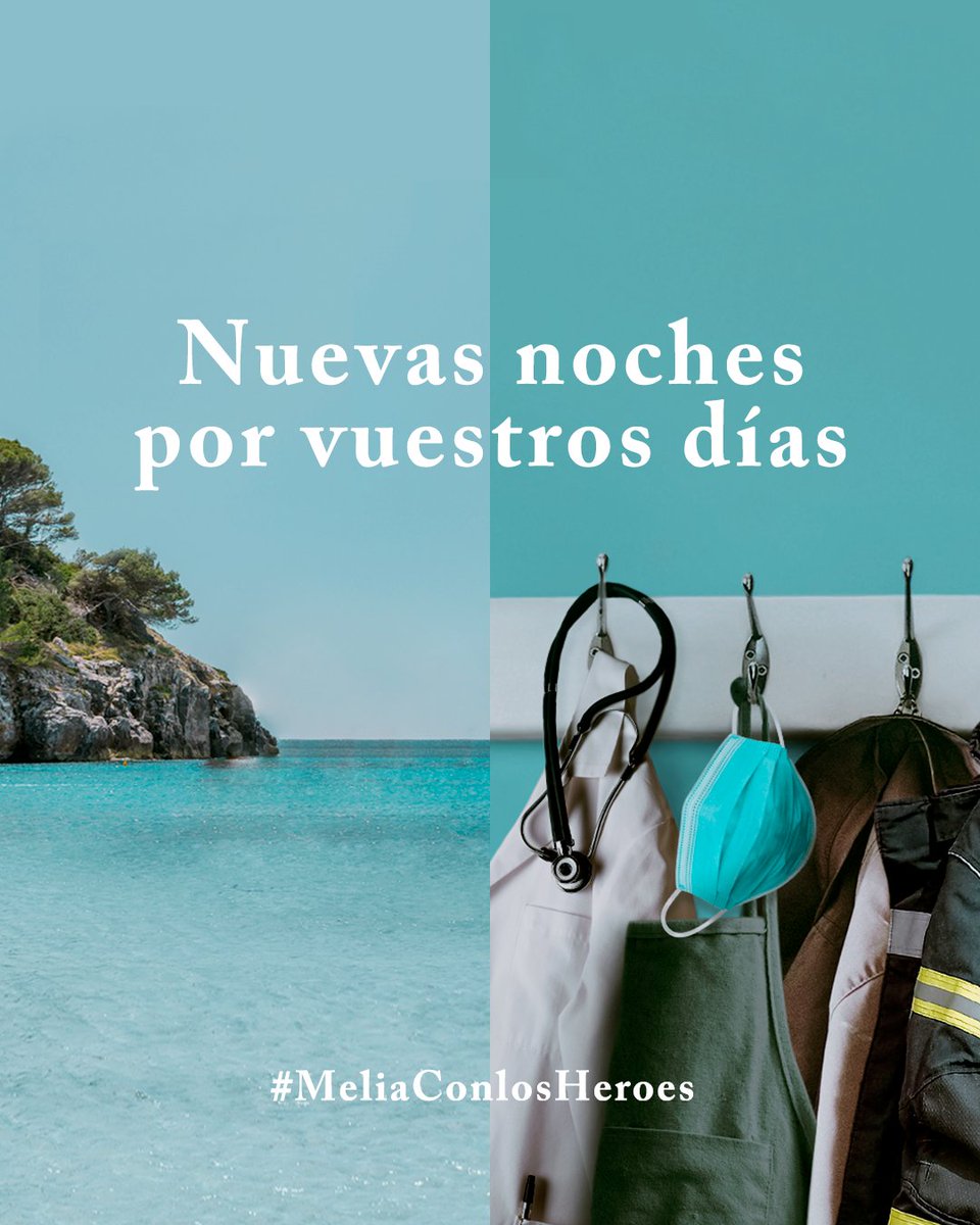 Todos los #HeroesSinCapa de los servicios esenciales pueden participar en nuestro sorteo de 2.000 noches de descanso aquí > ow.ly/BXhp50zP8Uc. ¡Esperamos poder recibiros muy pronto! #MeliaConLosHeroes