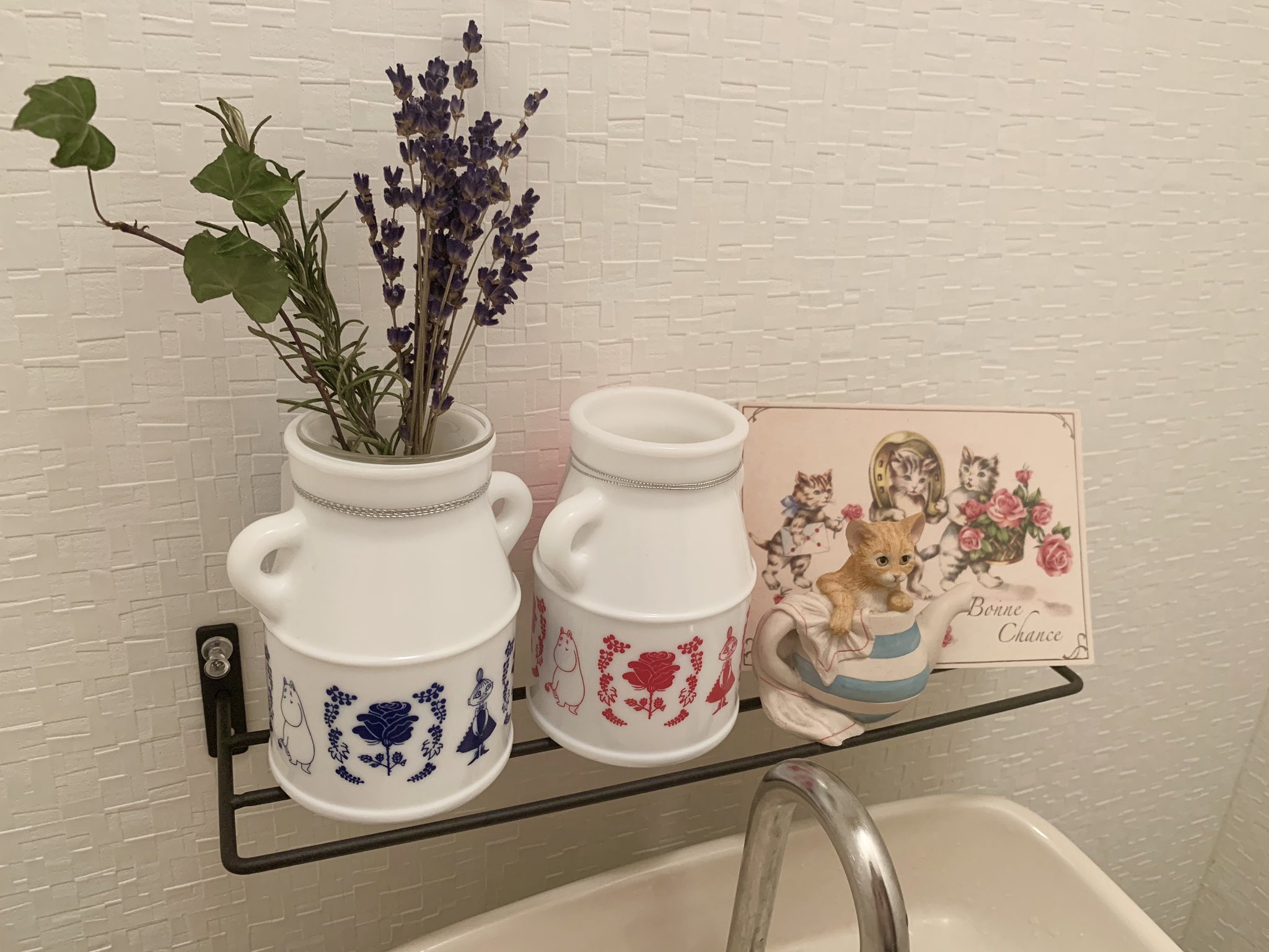 Pienilahja ラベンダーをトイレに飾ってみた ドライフラワー ネコ ムーミンで大好きな物ばかり ドライフラワー ラベンダー 猫 ムーミン インテリア T Co Hkunypodyd Twitter