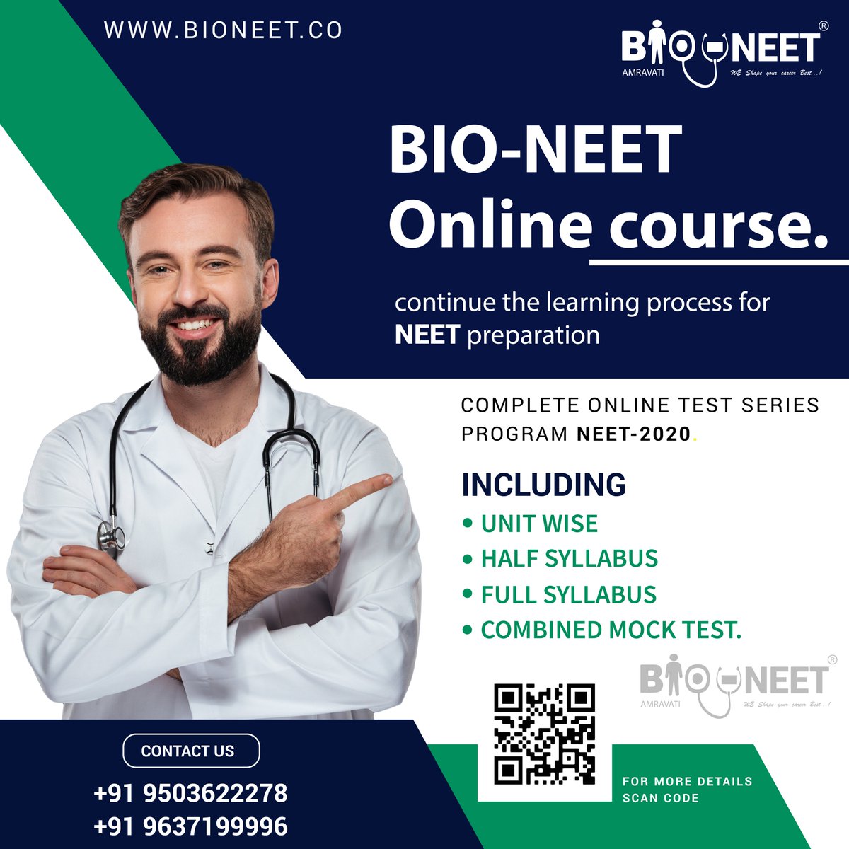 NeetBio's tweet photo. Important notice for #NEET Student!!
Opportunity for #NEET_2020.
Connect with us for the #Online_Test series program.
Admission open!
For this you need to join with #Bioneet Amravati for your online classes.
For more info
Visit our website: https://t.co/g2BaFF8b99 https://t.co/PBJdioBTvn