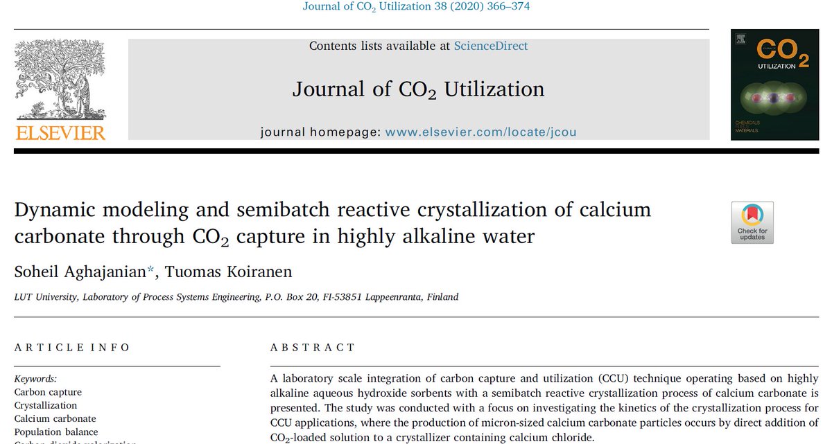 TomoconEU's tweet photo. ESR8 of the #EUFunded @EU_H2020 TOMOCON project published an Open Access🔓research paper in the Journal of CO2 Utilization of Elsevier @ElsevierConnect. Crystallization-focused carbon dioxide recovery initiative within the Batch Crystallization group. https://t.co/3MHtl8nRtx https://t.co/sG3sgqzIIj