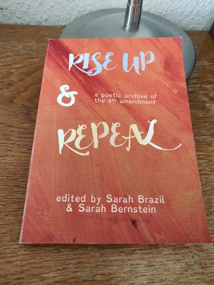 On this day 2 yrs ago, Ireland voted to Repeal its oppressive law on reproductive rights. 1 yr later,  @coeurdelilas and I, with  @sadpresspoetry, published this poetry collection in celebration and remembrance. 1/