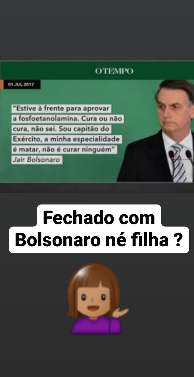 PamBio92's tweet photo. #Bolsonaro2022 ? SE você estiver vivo até lá bb. https://t.co/3opPz16Ifz