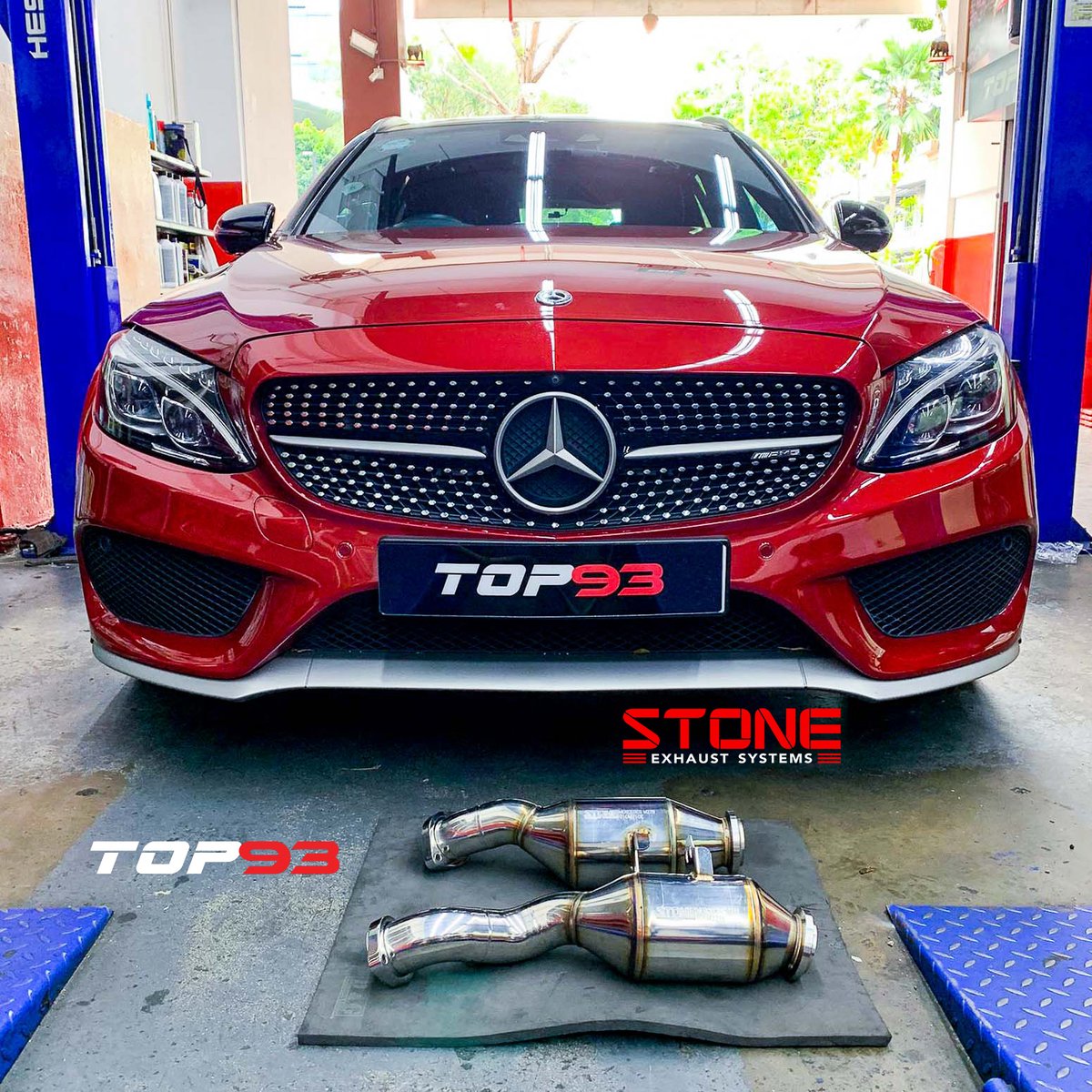 STONE_EXHAUST's tweet photo. Mercedes AMG C43 🔥 Stone signature Eddy Catalytic Downpipe
Thanks to our partner in Singapore #top93 #top93sg again for another achievement we accomplished.
➤ OFFICIAL: https://t.co/yinojhaN9y
#mercedes #AMG #c43 #stoneexhaust #top93 #carmods #wagon #estate #eddycatalytic https://t.co/ZMnM1OpdpD