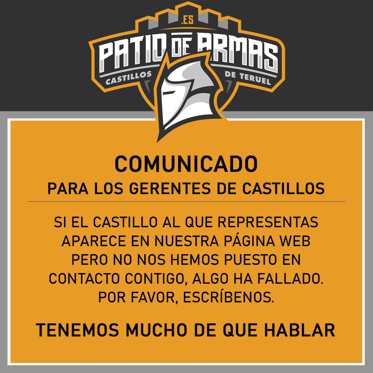 patiodearmas's tweet photo. #castillosdeteruel #comarcasdeteruel #teruel #teruelexiste #matarraña #sierradealbarracin #comarcadeteruel #gudarjavalambre
#bajoaragon
#bajomartin
#cuencasmineras
#maestrazgo #jiloca https://t.co/m4SvTeFhOi