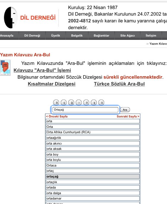dogan mert demir on twitter acikcasi ortacag kelimesinin asagidaki gibi yazilmasina tdk ya ragmen karsiyim zaten ali puskulluoglu nun arkadas turkce sozlugu ve turk dil dernegi klavuzunda da ortacag seklinde verilir ve neredeyse tum