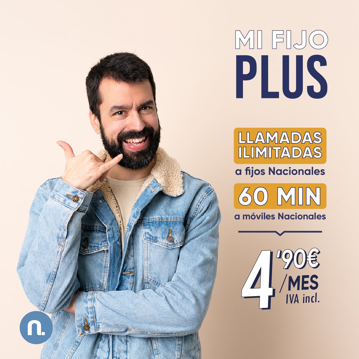 NetllarAlcorcon's tweet image. MI FIJO PLUS
✅ Llamadas Ilimitadas a Fijos Nacionales
✅ Establecimiento de llamada incluido
✅ 60 Minutos Gratis a Móviles Nacionales

💥Por solo 4,90€/mes IVA incl.💥

Más info en netllar.es/tarifa-fijo o llamando al 900 622 181