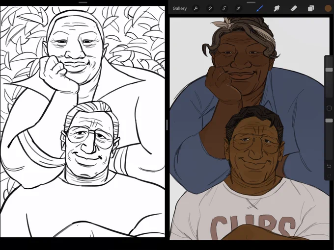unable to ever resist a redraw yall ? 