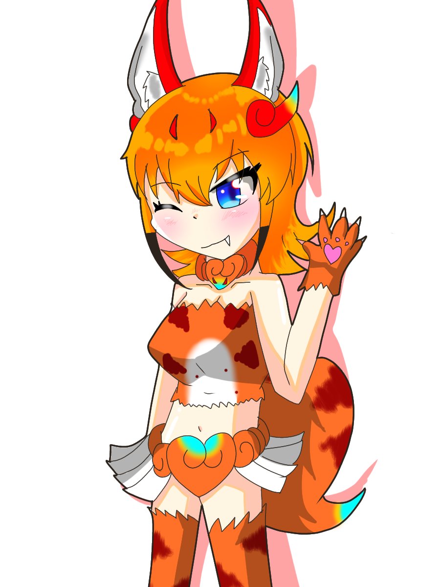 キリュウ シーサーカラカル レフティ落書き けものフレンズ カラカル