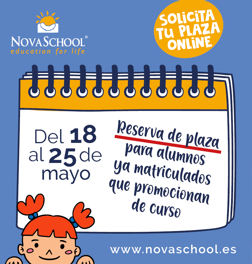 Novaschool_es's tweet photo. Os recordamos que hoy es el último día de reserva de plaza para alumn@s ya matriculados en nuestras #EscuelasInfantiles 👶👧
A partir de mañana se inicia el plazo para la presentación de solicitudes de nueva admisión.
Más info👉https://t.co/1TSKiCWDOs https://t.co/nvYoqxfN0g