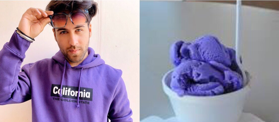 This purple current Ice cream looks so tempting!!! #RitvikArora