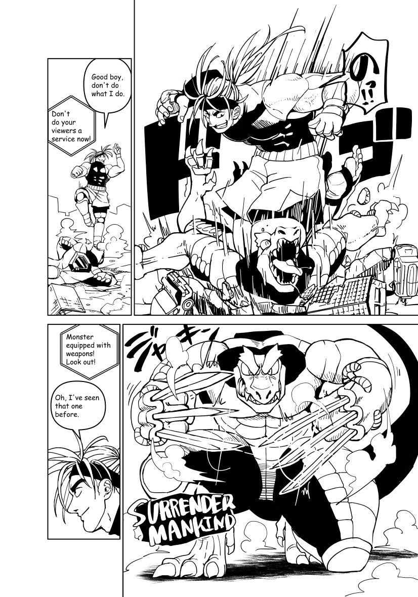 A story about a giant hero having trouble with money