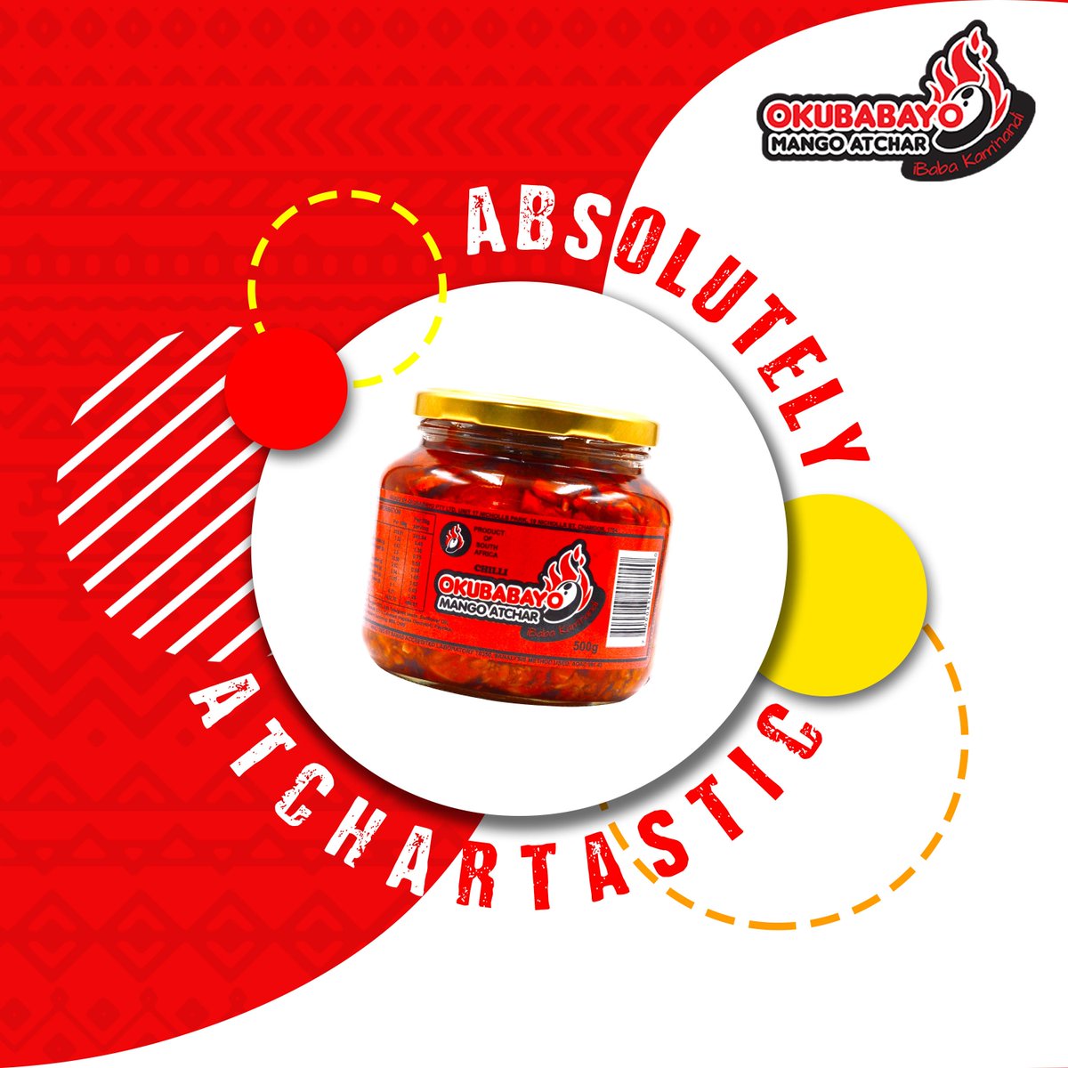 okubabayo's tweet photo. Our Atchar is absolutely atchartastic! ππ
Contact us Today for a store near you!
β: +27 10 312 5004
π§: info@okubabayo.co.za
π: https://t.co/bbM4jzQUHI
π‘: Unit 17 Nicholls Park, 19 Nicholls Street, Chamdor, South Africa, 1754
#AtcharGuys #Mango #Atchar https://t.co/3CPhFubjPf