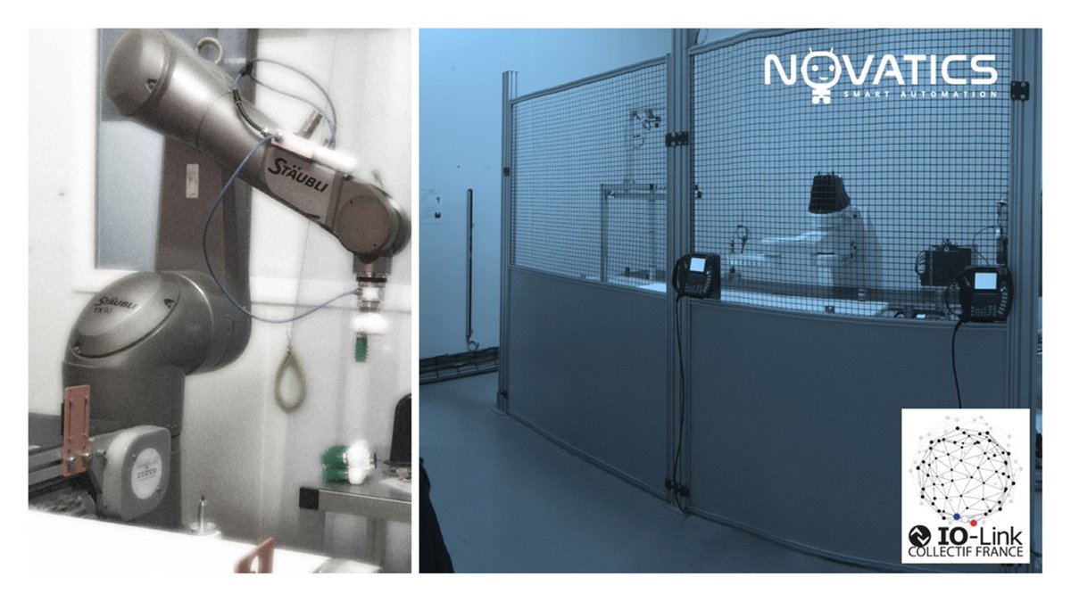 NOVATICS_France's tweet photo. Installation d’une plateforme robotisée chez notre client @PROXINNOV 

Objectif : Cellule utilisée par les adhérents de la communauté PROXINNOV pour la réalisation d’essais de faisabilité

#proxinnov #robotique #ifm #siemens #staubli https://t.co/Fiy3mins3o