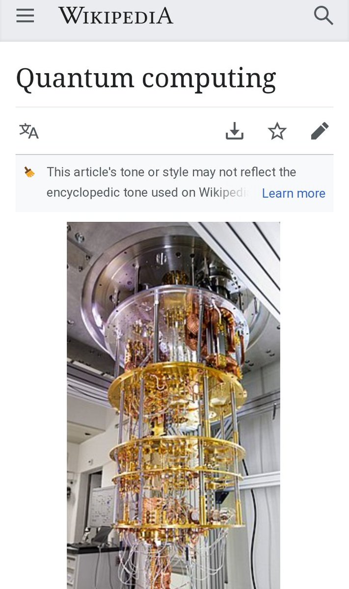 Quantum Computer"Quantum computing is the use of quantum-mechanical phenomena such as superposition and entanglement to perform computation." https://en.m.wikipedia.org/wiki/Quantum_computing