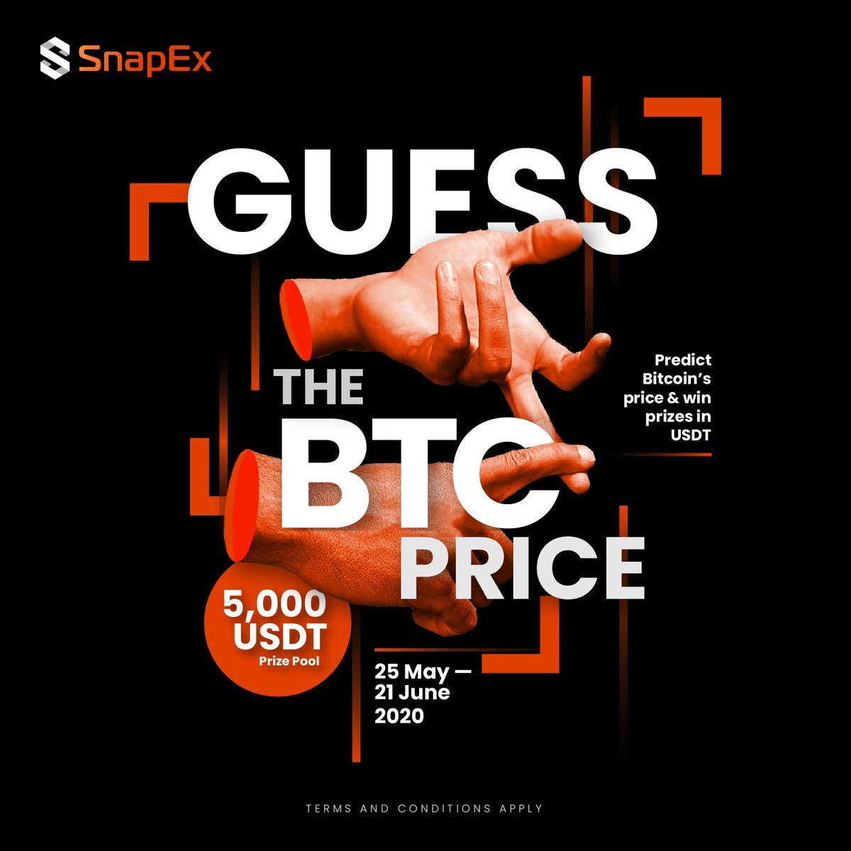 Feeling lucky? Join our latest "Guess the BTC Price" contest and win prizes in USDT! We're giving away a total prize pool of 5,000 USDT for correct price predictions for BTC prices for the next 4 weeks. Read bit.ly/36gzFFA for more details.