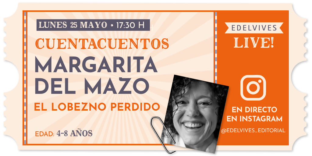 Edelvives's tweet photo. Iniciamos la última semana de #EdelvivesLIVE con @MargaritadlMazo y "El lobezno perdido". Será hoy, a las 17:30, en nuestro Instagram (edelvives_editoral).
#SoloNosEsperanCosasBuenas con Edelvives #EdelvivesTeAcompaña https://t.co/oSVnr23ZIA