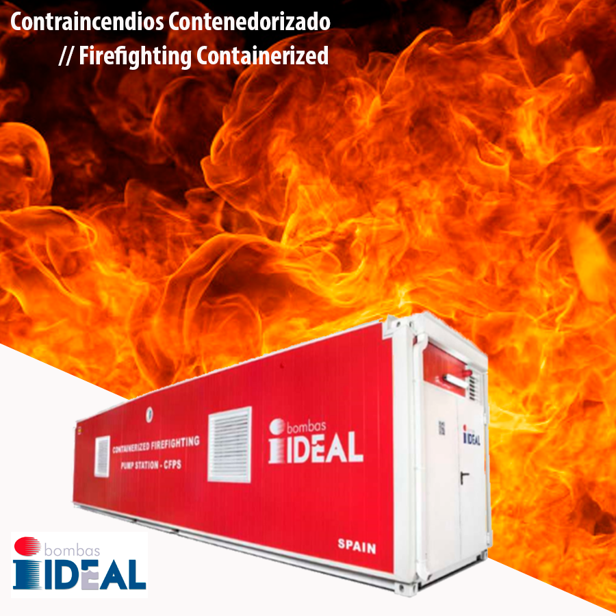 CFPS - La unidad compacta contra incendios conteinerizada de Bombas Ideal,  es un equipo móvil contra incendios que cumple la normativa NFPA-20. Fácil traslado y conexión en destino.

Para más información:
📩 central@bombasideal.com
#LaFuerzaDelAgua #LaFuerzaDeLasPersonas