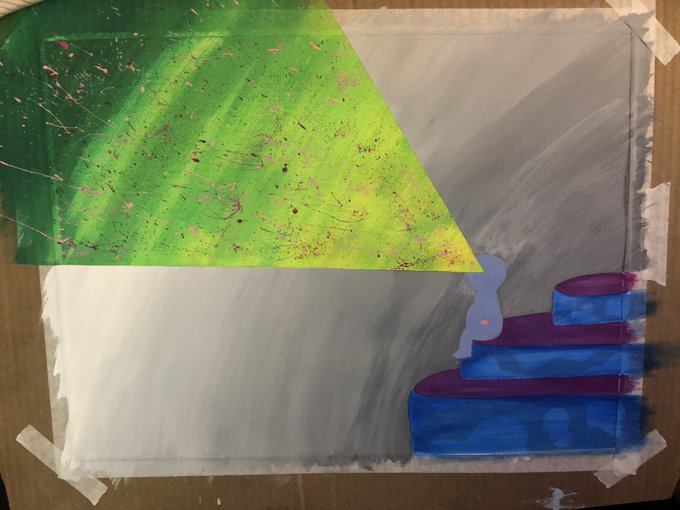 little dude coming along nice....#acrylicpainting https://t.co/3NQ49XjmKD<a href="/tag/acrylicpainting"class="tags">#acrylicpainting</a>
