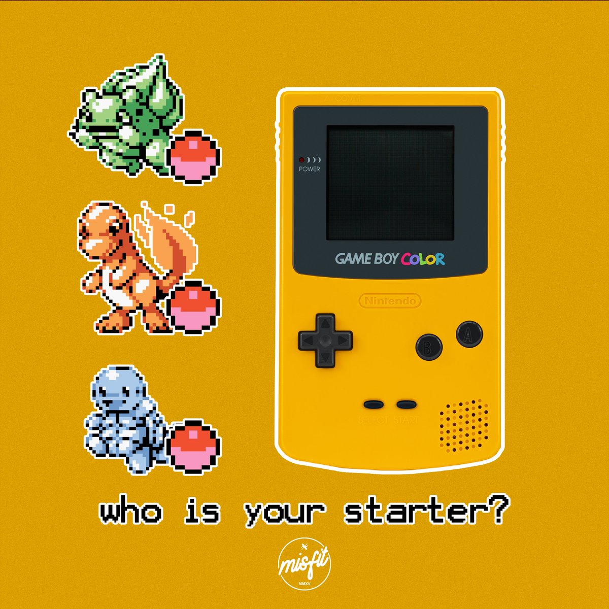 prodigalpablo's tweet photo. who's your starter pick? :)
#pokemon
#firstgenstarters
#nintendo
#gameboycolor
#retro https://t.co/hfN8cZyl7b